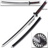 DEMON SLAYER - Wood TANJIRO Kamado Black NICHIRIN Sword LED Light-Up Wood Blade!