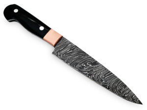 Horned Handle Paring Knife Pro Chef Cutlery Damascus Steel 1095 HC by White Deer
