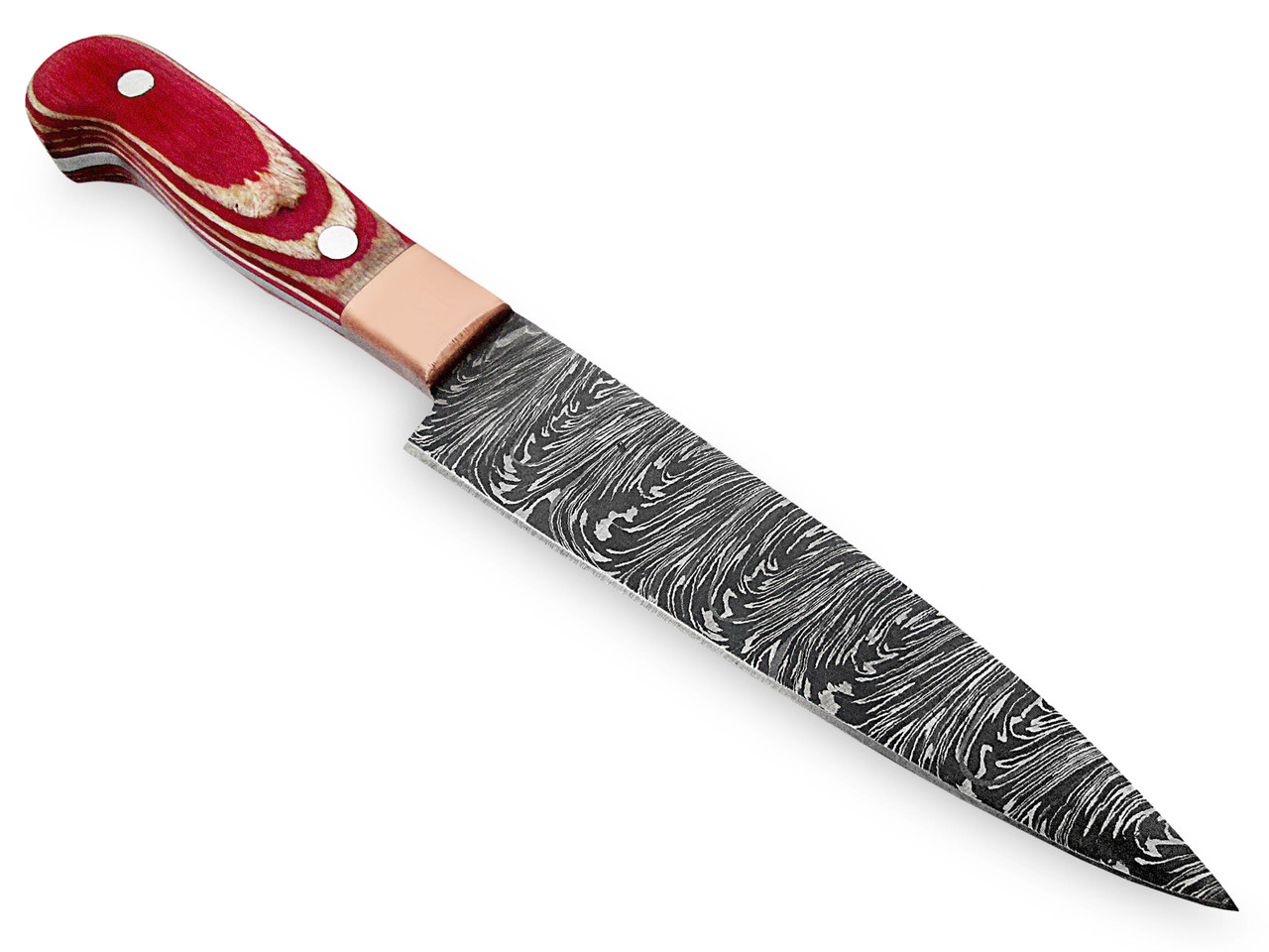 White Deer Frostwood Paring Knife Pro Chef Cutlery Damascus Steel 1095 HC