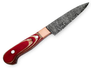 White Deer Frostwood Paring Knife Pro Chef Cutlery Damascus Steel 1095 HC