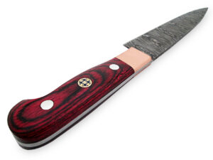 White Deer Pakkawood Paring Knife Pro Chef Cutlery Damascus Steel 1095 HC