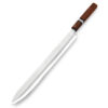 White Deer Japanese Shape Long 17.5" Kitchen Chef Knife Drop Point