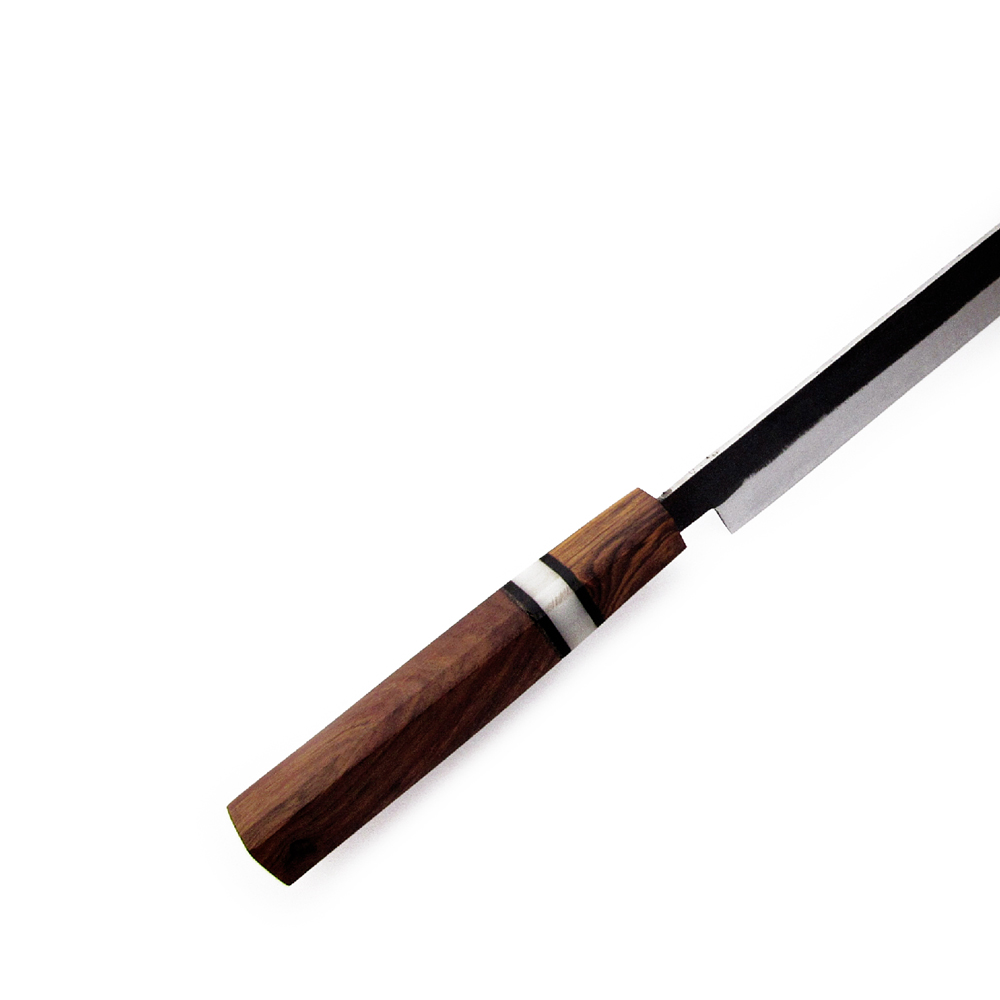 WHITE DEER Japanese Shape Long 17.7" Forging Hammer TANTO Kitchen Chef Knife