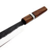 WHITE DEER Japanese Shape Long 17.7" Forging Hammer TANTO Kitchen Chef Knife