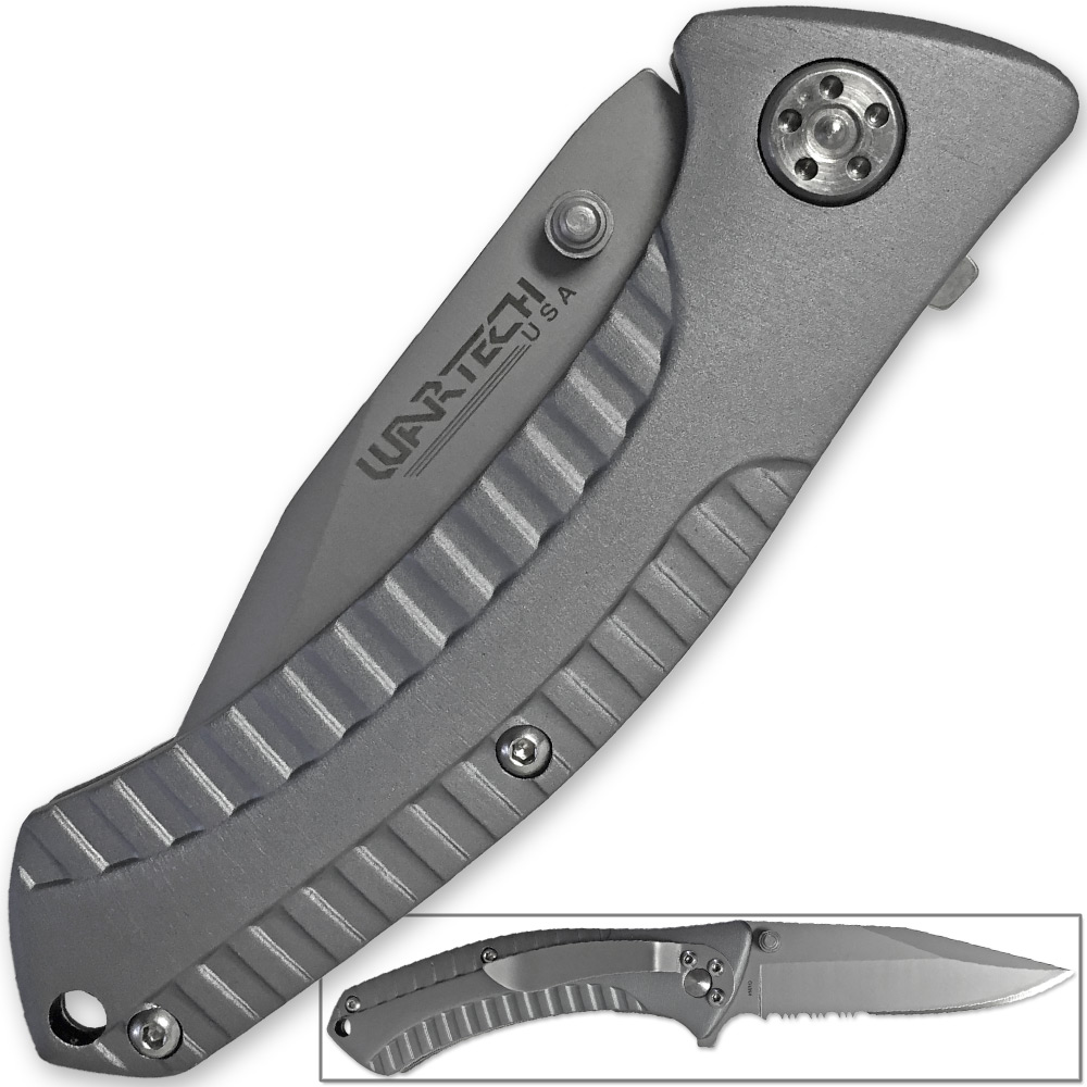 WARTECH USA Unified Defender Folding Knife Extreme VersaPocket 440 Stainless Steel