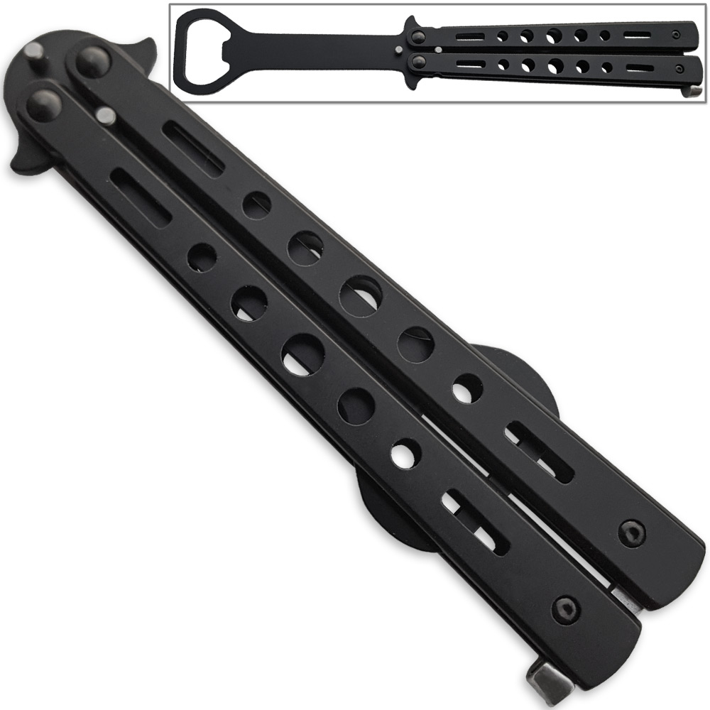 Balisong Trainer Bottle Opener Butterfly Knife Style Bartender T