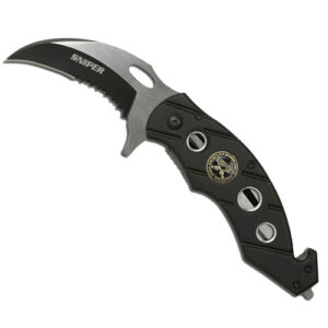 Sniper " Karambit Rescue Folder Spring Assist