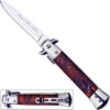 Premium Milano Collection  Spring Assist Knife - Red