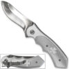 Iron Eagle Maltese Assisted Super Knife Cross Silver Treated Steel Blade