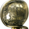 Captain Blackbeard Pirate Sword & Scabbard Saber Naval Galleon Ship Motif