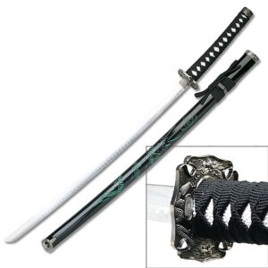 GREEN DRAGON SCABARD SAMURAI SWORD 40" OVERALL