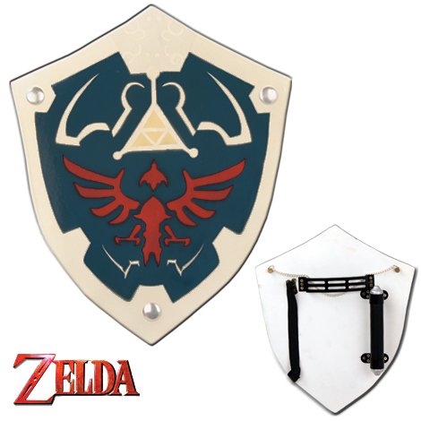 Deluxe Zelda Hylian Shield Replica Wood