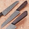 Custom Hand Made Damascus Wangi Wood Handle Special Edition Kitchen Chef Knife