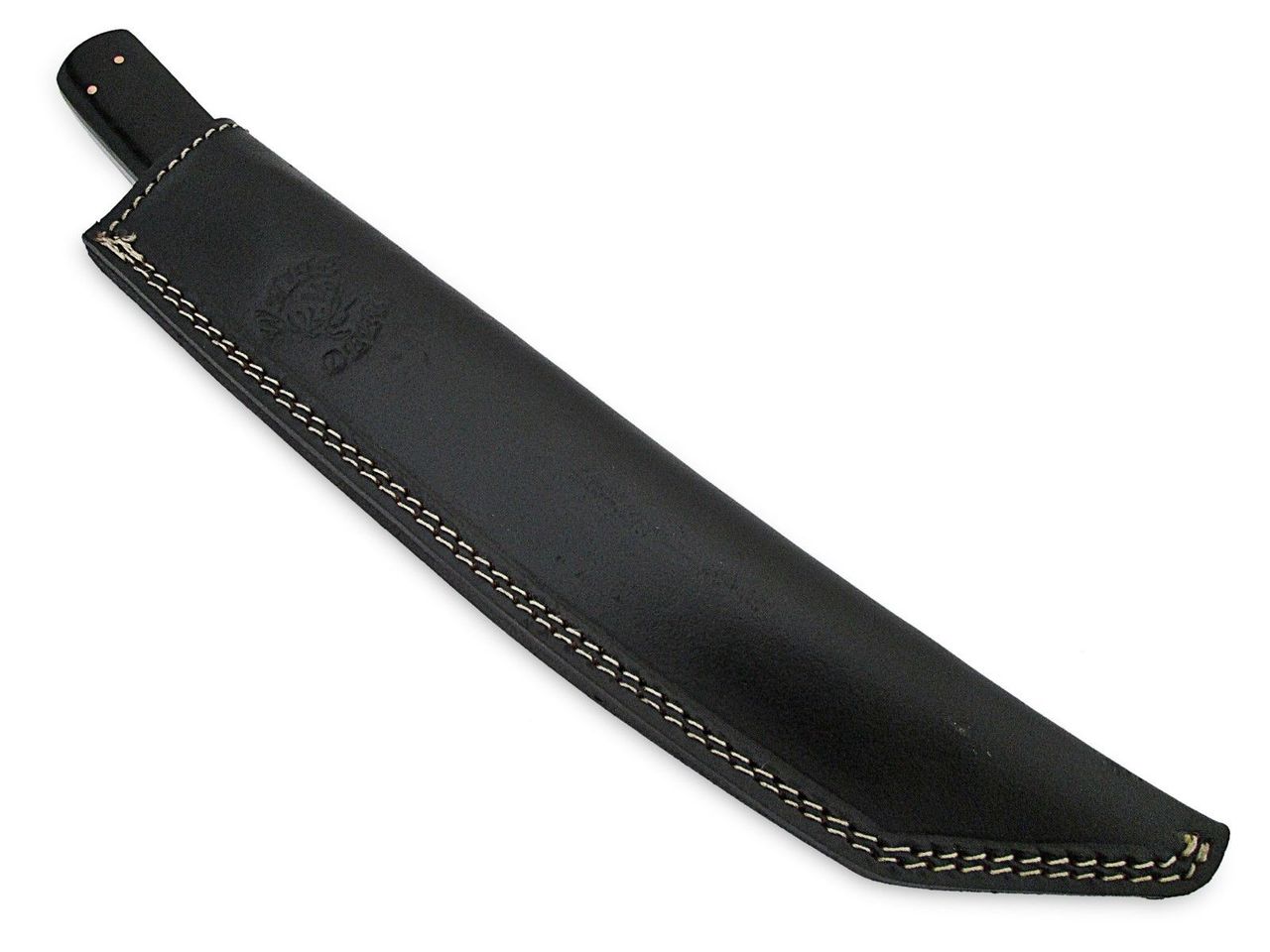 White Deer Japanese Tanto Damascus Knife Buffalo Horn  Wal Nut Wood Handle