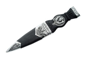 HISTORICAL SHORT SCOTTISH DIRK DAGGER BLACK